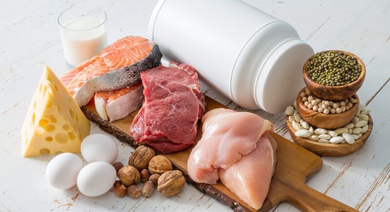 富含蛋白质的食物可以增强肌肉细胞